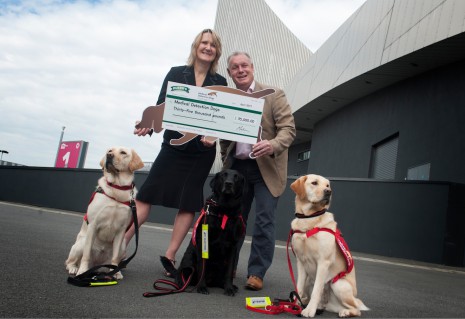 Duerr's raise the 'woof' with £35,000 charity donation for Medical Detection Dogs