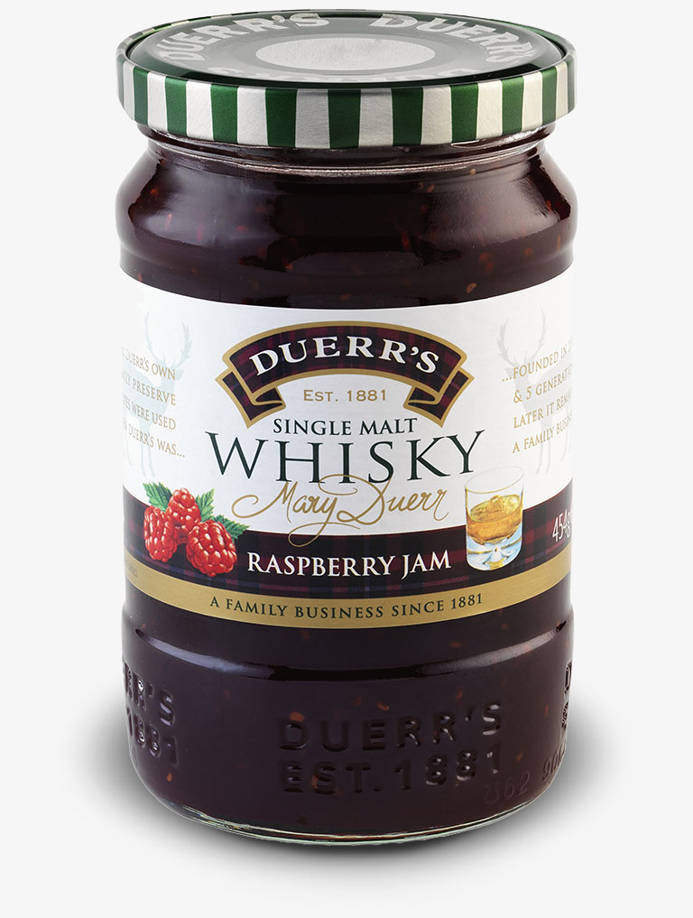 Raspberry Jam with Single Malt Whisky Duerr's